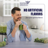 NATION HEALTH MD Greens: sin sabores artificiales, ideal para incorporar verduras en la rutina diaria.
