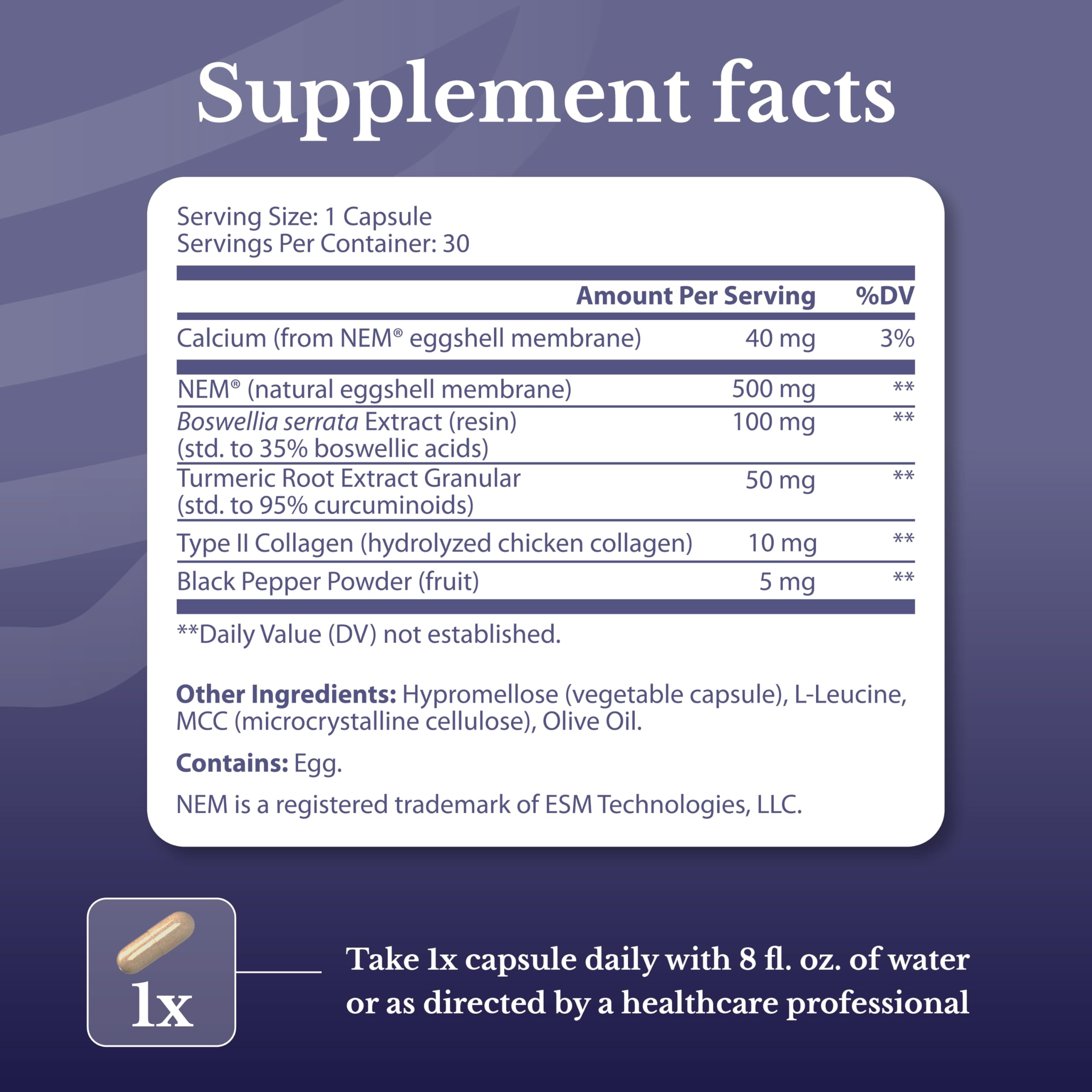 Boswellia Serrata presente en NATION HEALTH MD Joint Complex.