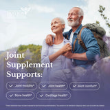 Etiqueta clara de NATION HEALTH MD Joint Complex con énfasis en ingredientes.