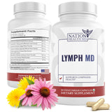 NATION HEALTH MD Lymph MD cápsulas, formato diario cómodo para apoyo general