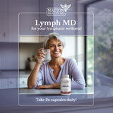 NATION HEALTH MD Lymph MD extracto de diente de león, opción botánica tradicional