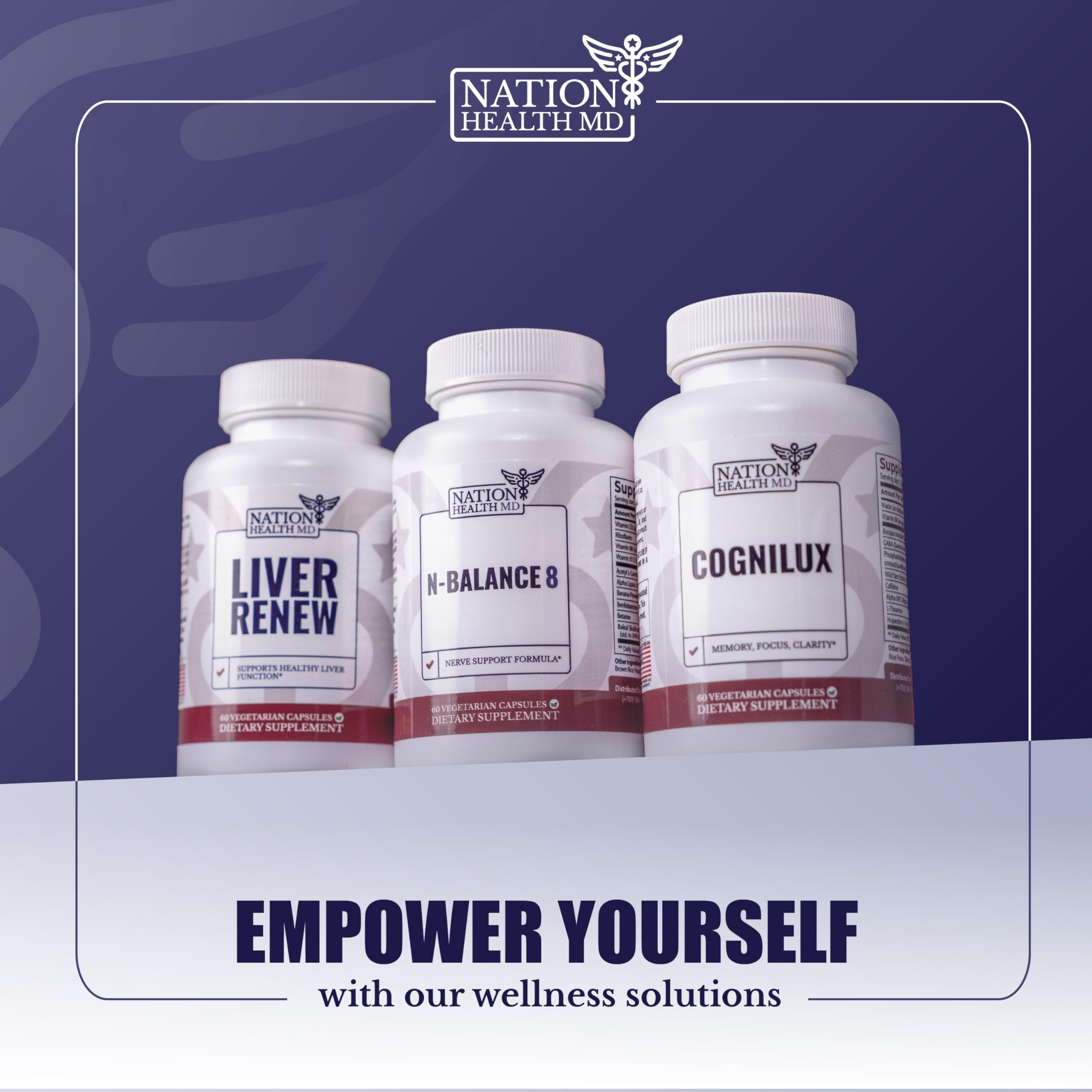 Detalle de ingredientes N-Balance8 Nation Health MD, ácido alfa-lipoico y vitaminas