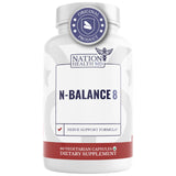 N-Balance8 frasco Nation Health MD, enfoque en soporte nervioso