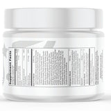 Polvo Rojo de NATION HEALTH MD en vaso, mezcla rápida para batidos.