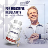 Nation Health MD Prebiotics tomas diarias con agua para hábitos saludables