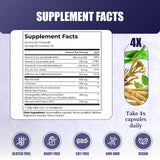 NATION HEALTH MD Thyro Support, etiqueta clara con ingredientes clave.