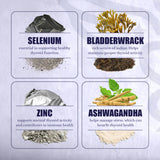 NATION HEALTH MD Thyro Support, ingredientes clave como selenio y zinc.