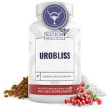 NATION HEALTH MD UroBliss cápsulas D‑Mannose para apoyo urinario diario.
