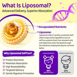 NATISLAND gotas de azafrán liposomal para dosis precisas en niños.