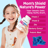 NATISLAND Inmunidad infantil con elderberry en gomitas para uso diario.