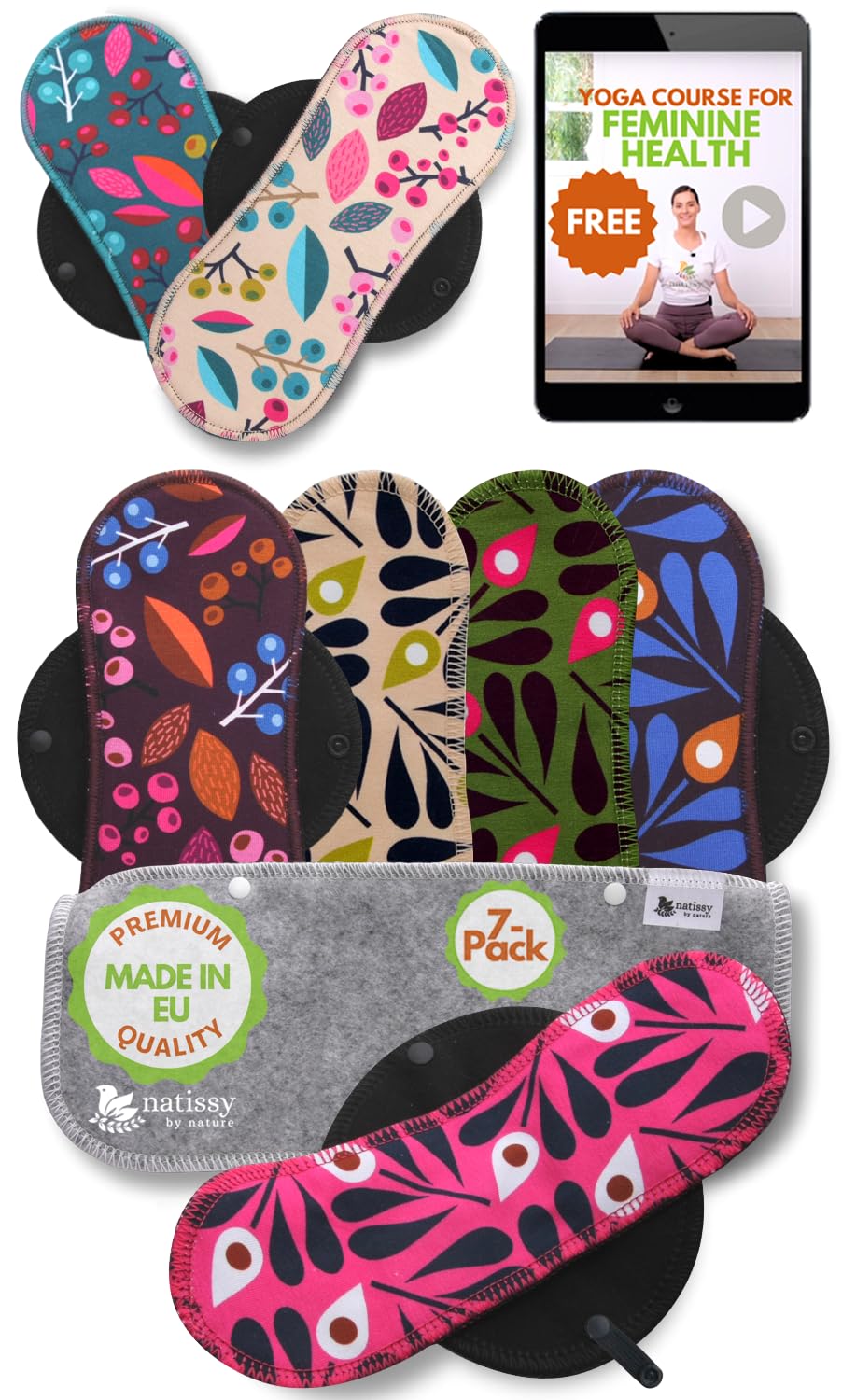 Natissy protectores diarios ultrafinos talla media; confort diario discreto.