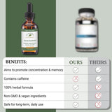Fórmula Enfoque de Native Remedies, ingredientes de alta calidad, extracción de espectro completo.