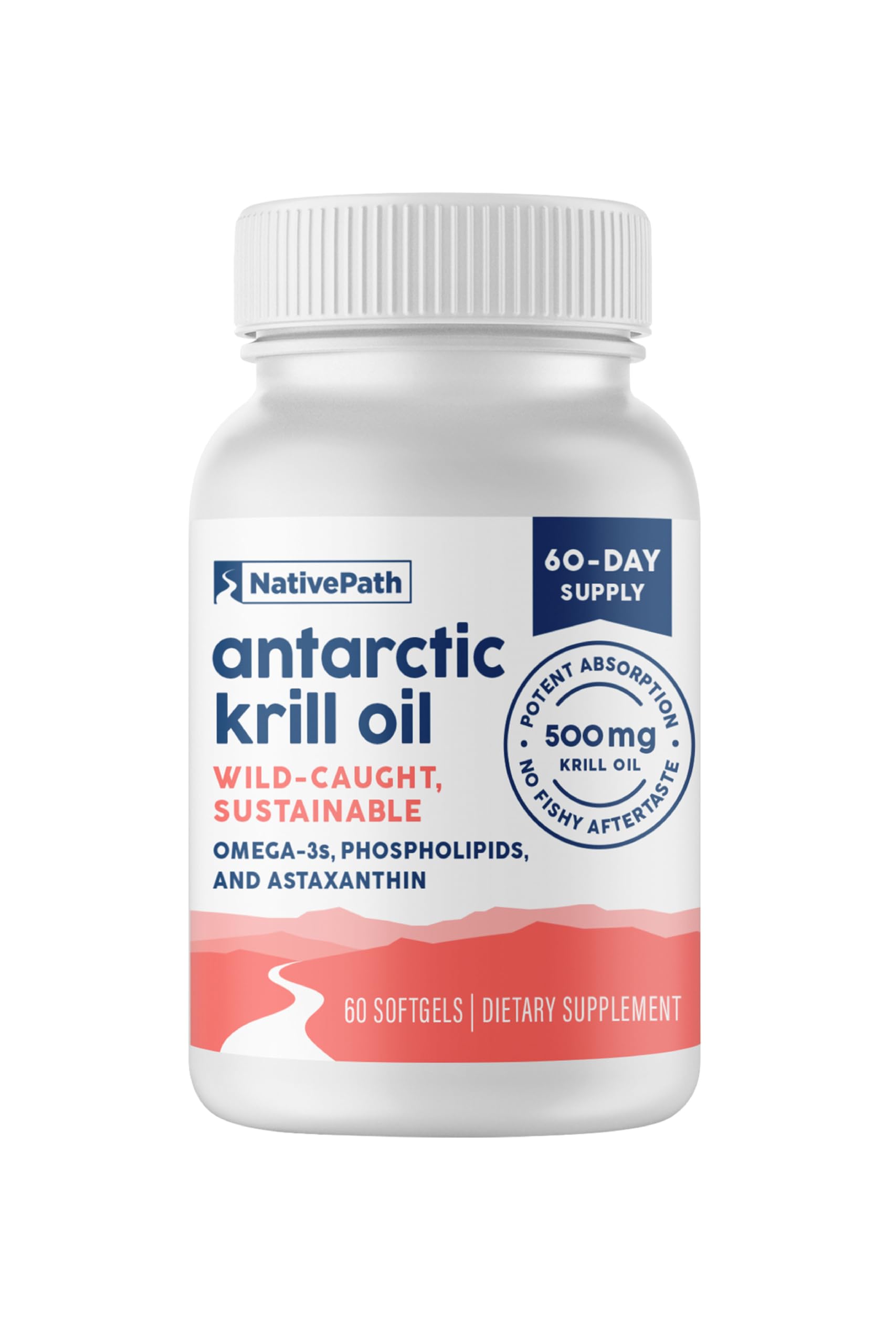NativePath Antártico Krill Aceite Capsulas: cápsulas suaves para omega-3 diario
