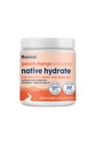 NativePath Hydrate, sabor durazno mango, ideal para hidratación durante el entrenamiento.