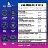 Natnect GLP-1: etiqueta frontal destaca fórmula natural y beneficios.