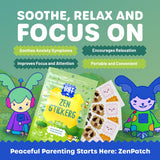 NATPAT Zen Patch con diseño animal divertido para niños.