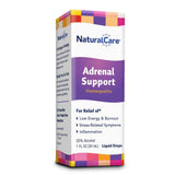 Natra-Bio NaturalCare Adrenal Support, frasco de gotas para apoyo suave de energía diaria.
