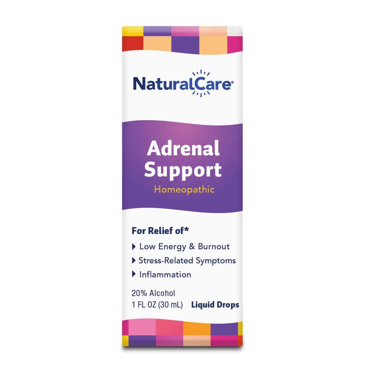 Natra-Bio NaturalCare Adrenal Support, rutina matutina con gotas para energía.
