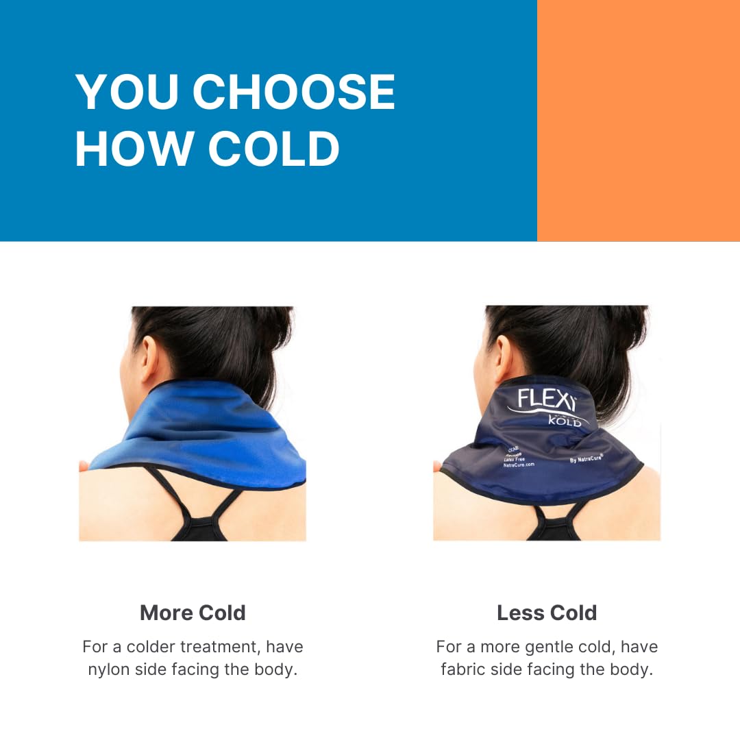 NatraCure FlexiKold gel flexible se mantiene frío por más tiempo.