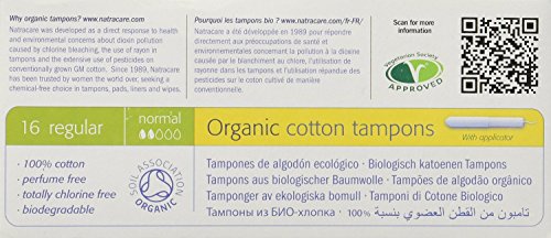 Natracare caja multipack de tampones regulares, conveniencia y disponibilidad