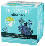 Natracare, detalle de algodón orgánico en la capa superior.