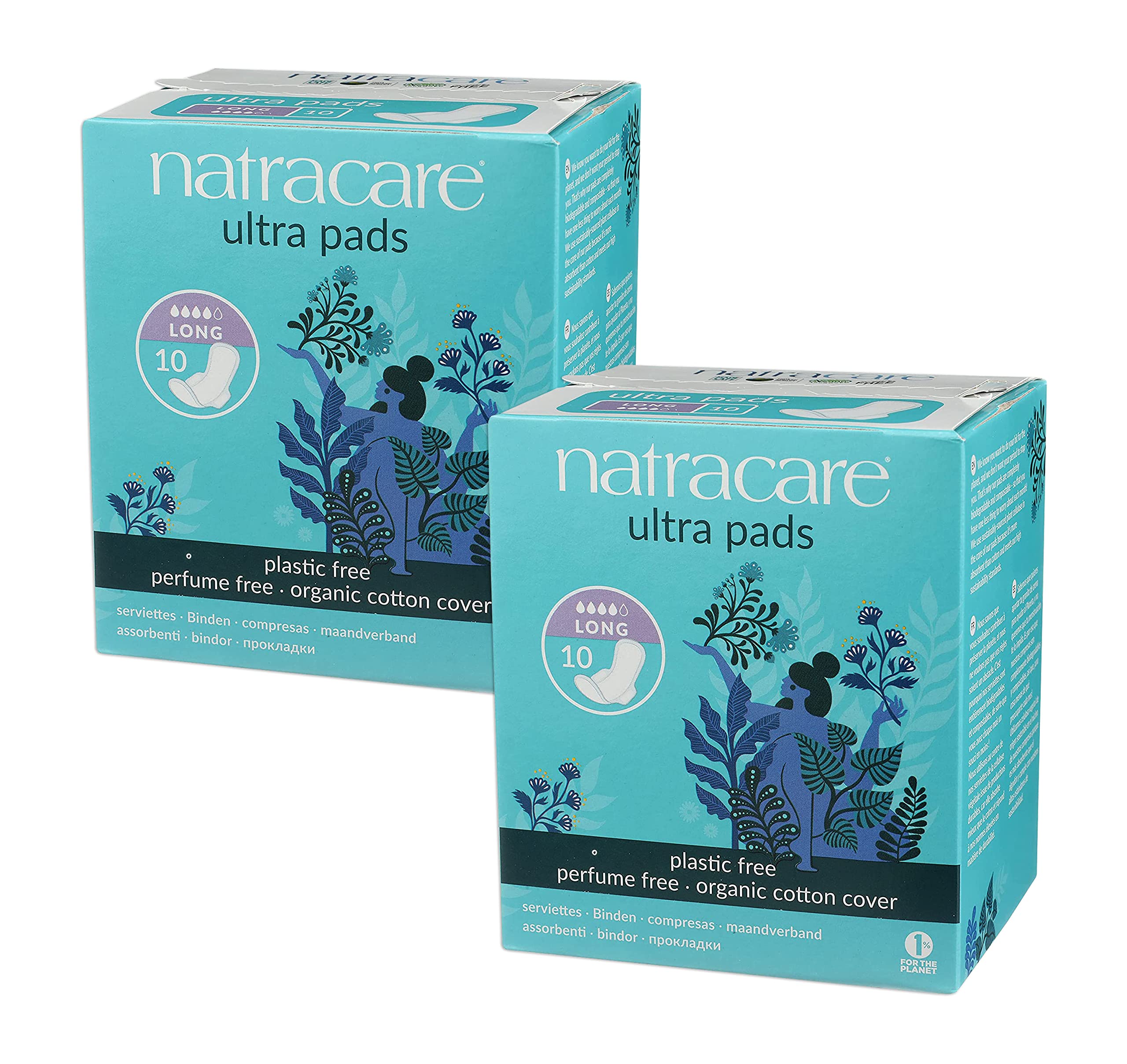 Natracare, material natural algodón orgánico para piel sensible.