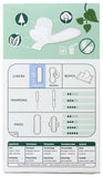 NATRACARE Mini protector diario sin cloro para piel sensible.