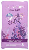 Natracare Noche Maxi bolsa basada en plantas, empaque ecológico