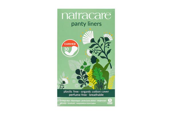 Natracare protectores diarios curvados para ajuste natural y cómodo.