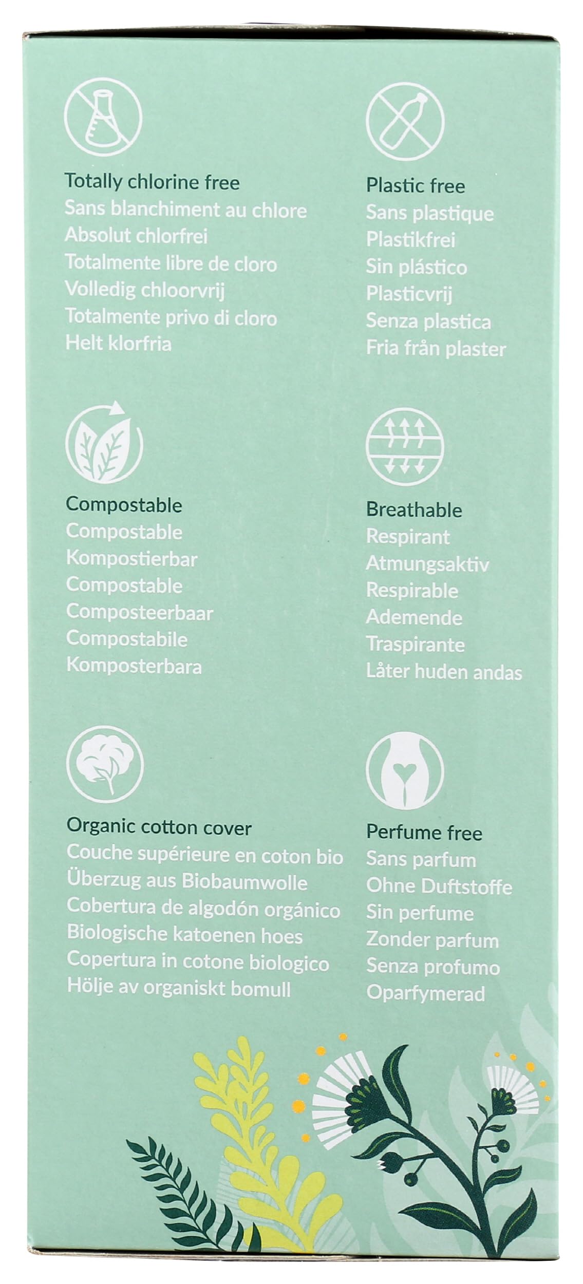 Natracare libre de OGM, ingredientes puros para tranquilidad