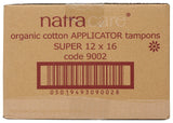 Aplicador de cartón biodegradable de Natracare