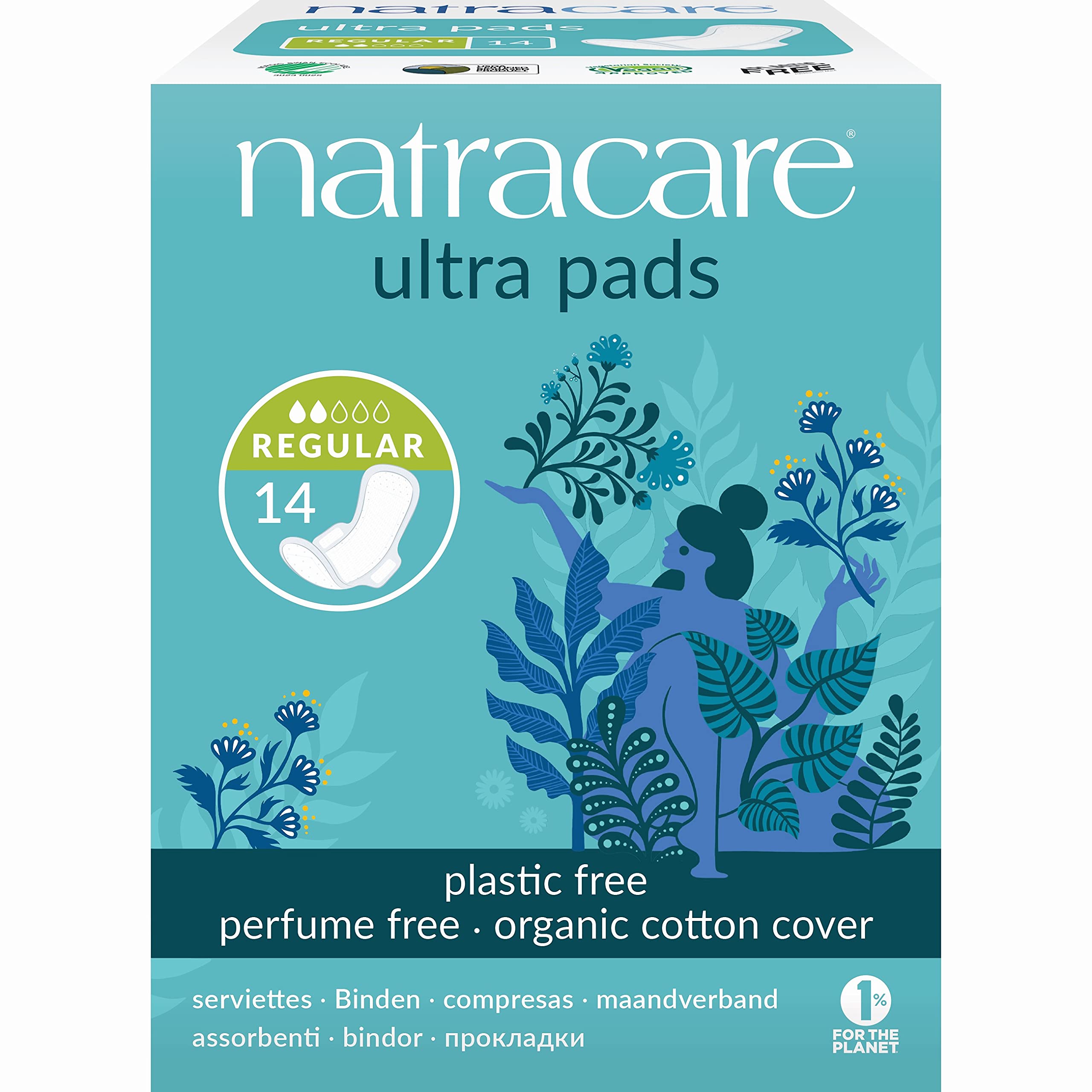 Natracare, toallas ultradelgadas con alas, comodidad diaria y protección discreta.