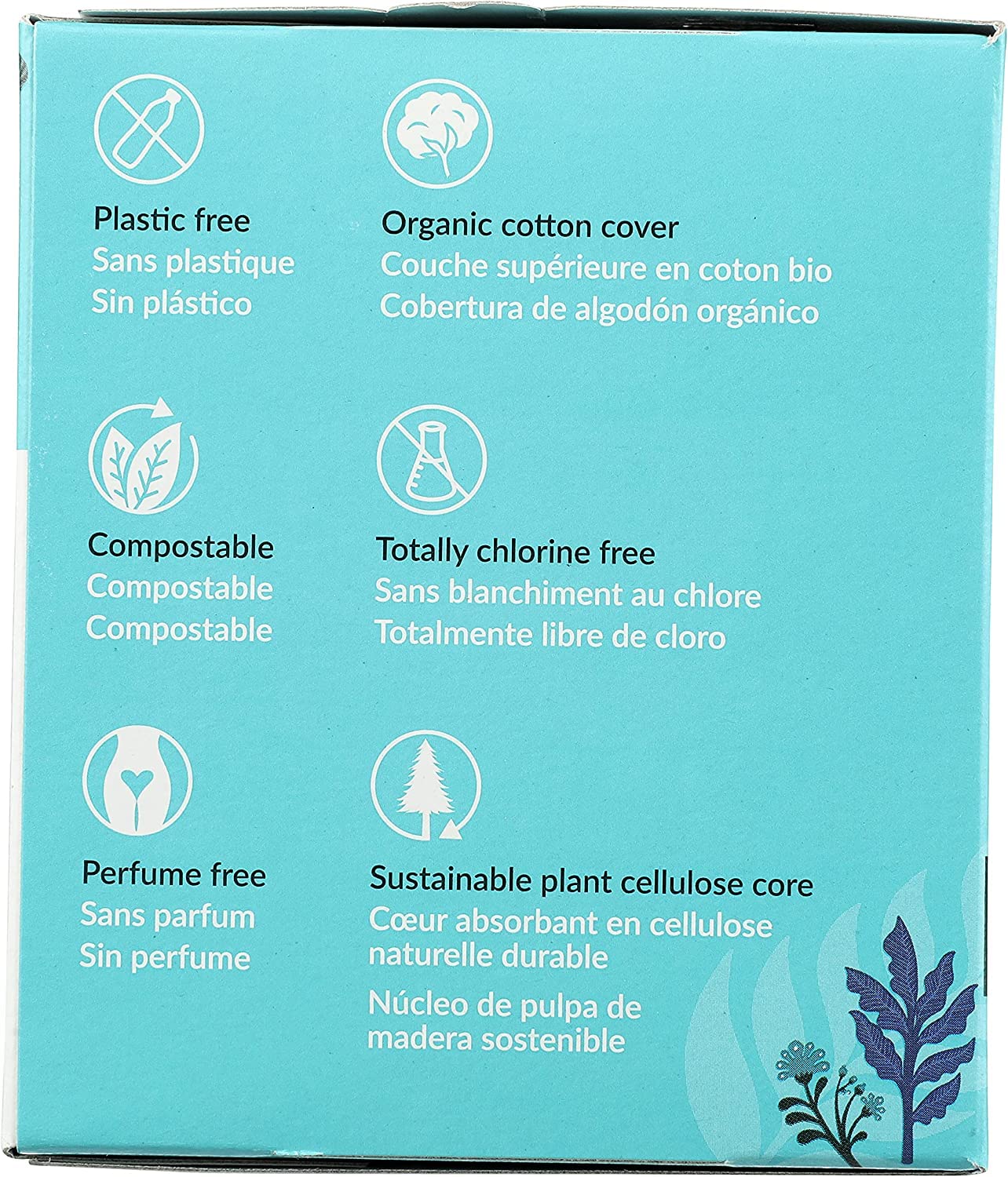 Natracare Ultra, absorbencia adecuada para flujo ligero.