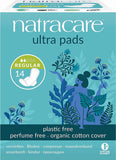 Natracare Ultra con ala, empaque individual, ideal para llevar en el bolso.