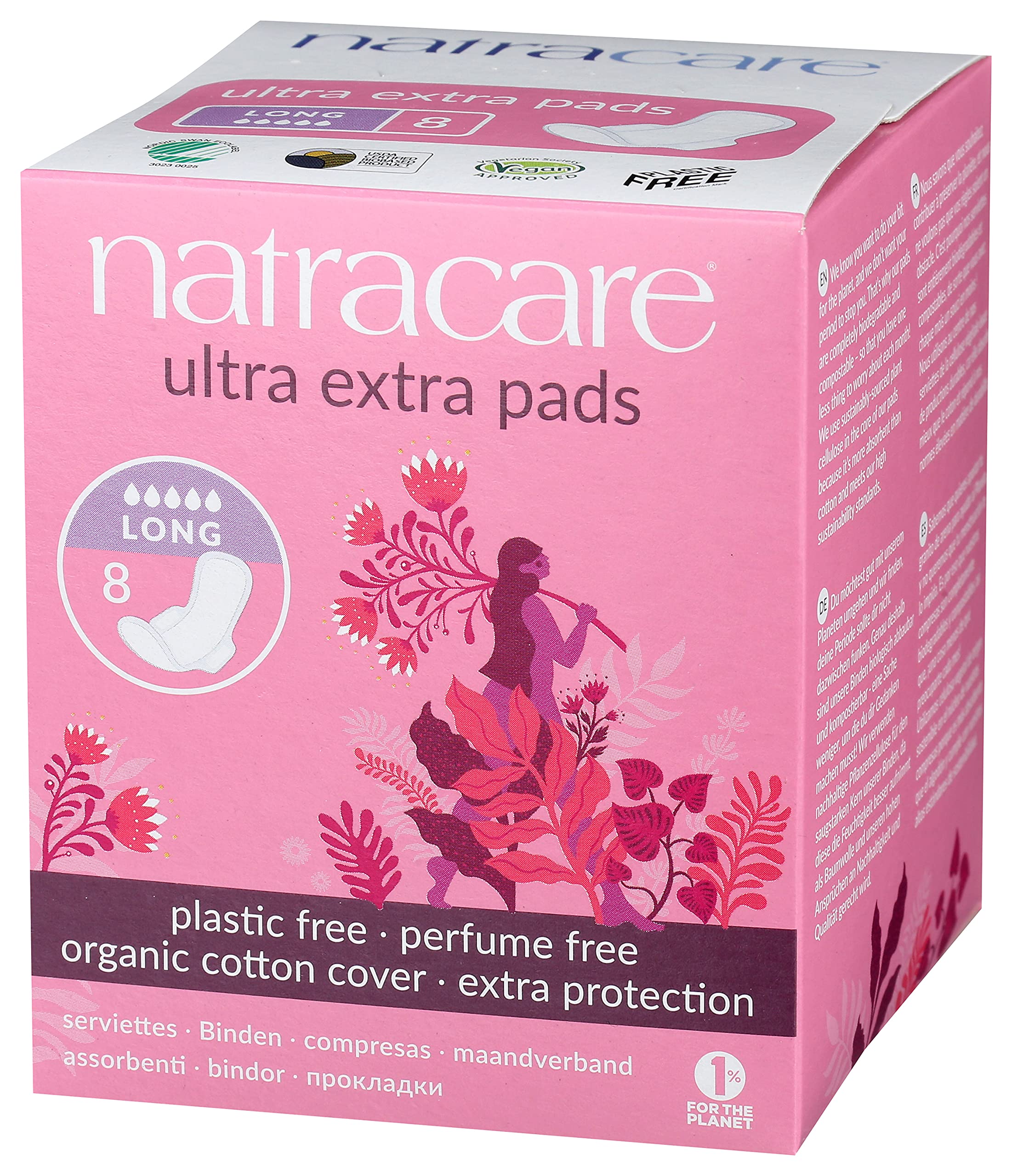 Natracare Ultra Extra aptas para compostaje comercial, reducen residuos.