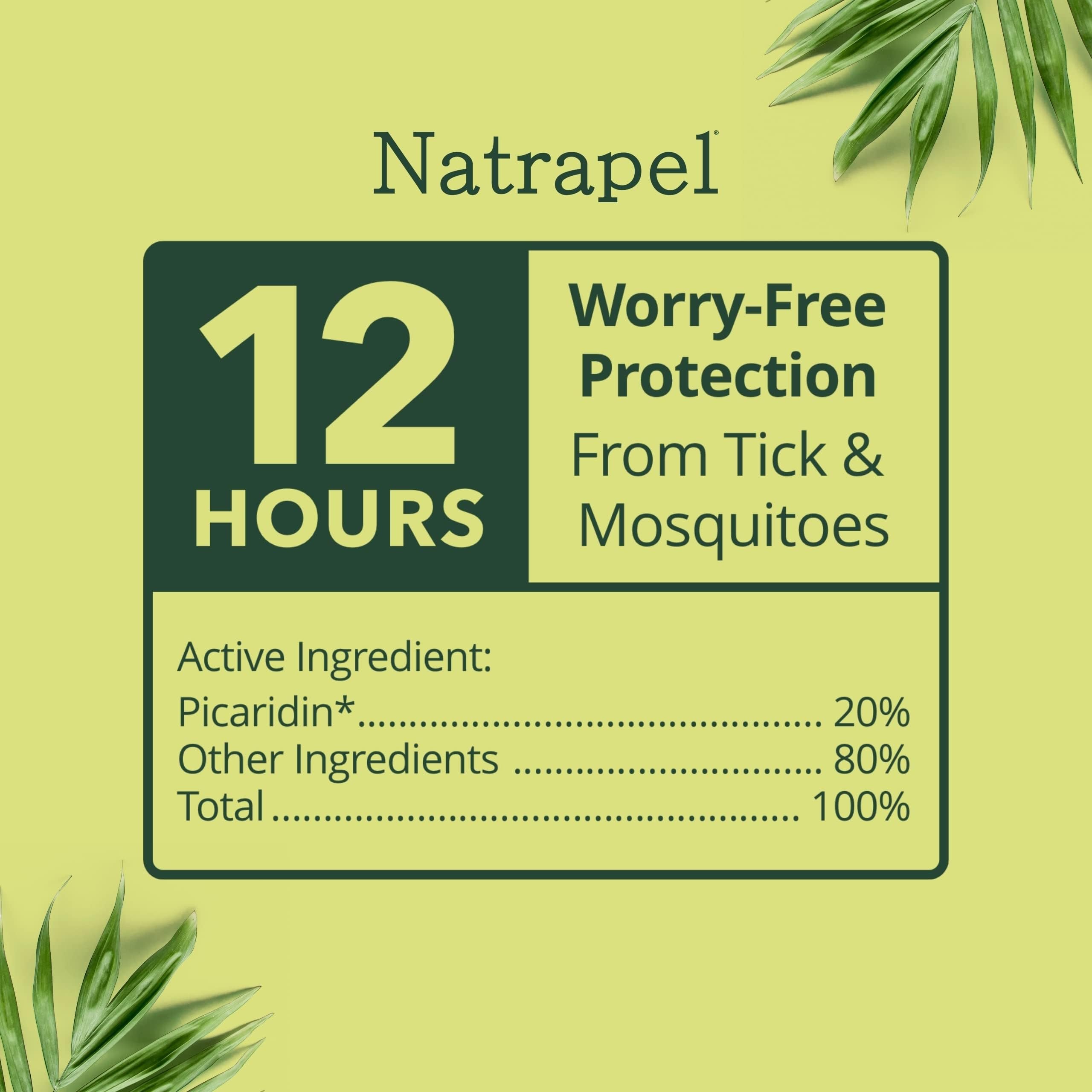 Natrapel formato 1oz, práctico para mochila y viajes sin grasa.