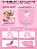 natrlteeth ajuste moldeable rosa para adolescentes y adultos, ajuste personalizado