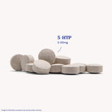 Natrol 5-HTP: empaque compacto para la rutina diaria.