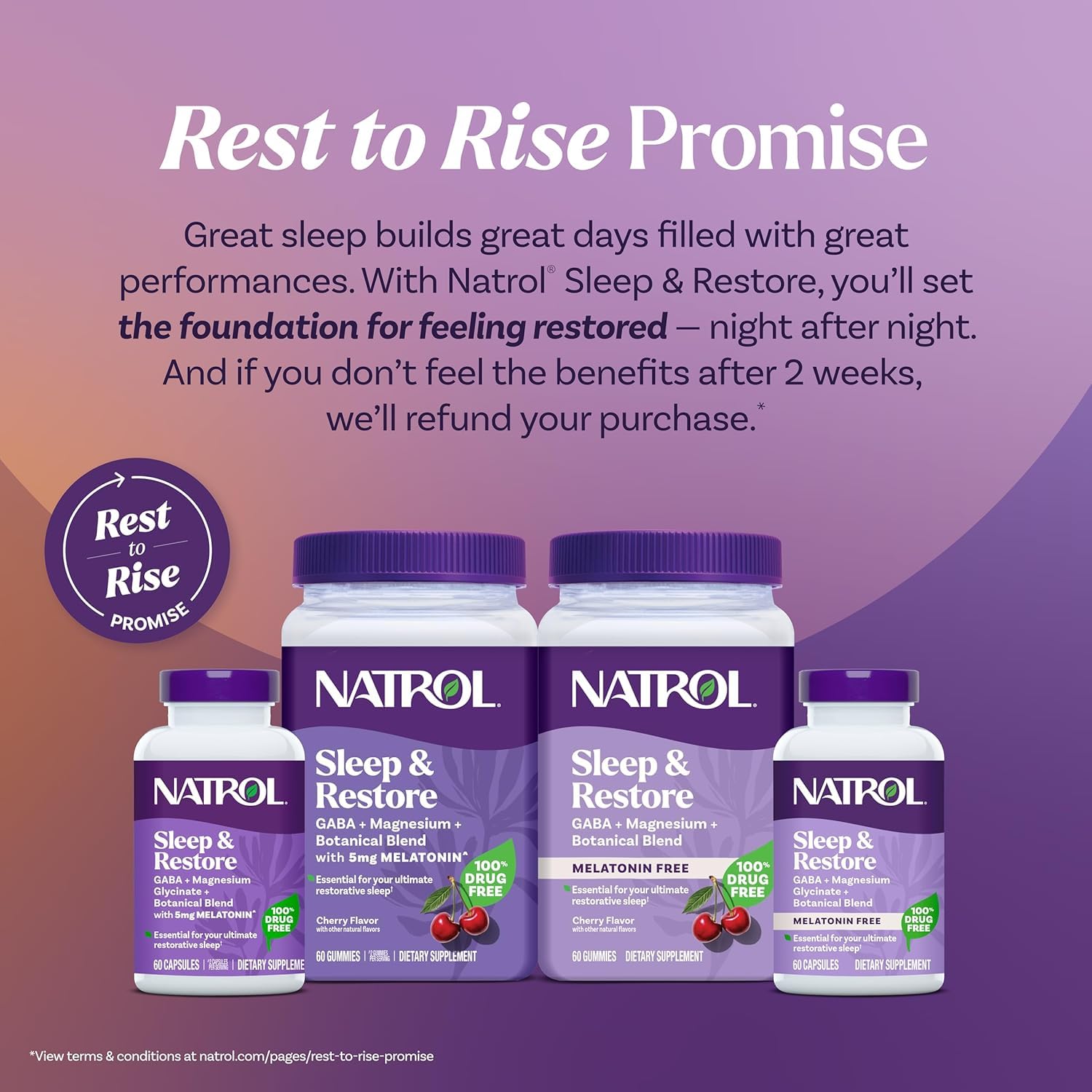 Natrol Bienestar General: apoyo al descanso y bienestar durante la noche