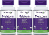 Natrol Melatonina de liberación progresiva en botella para un sueño más estable.