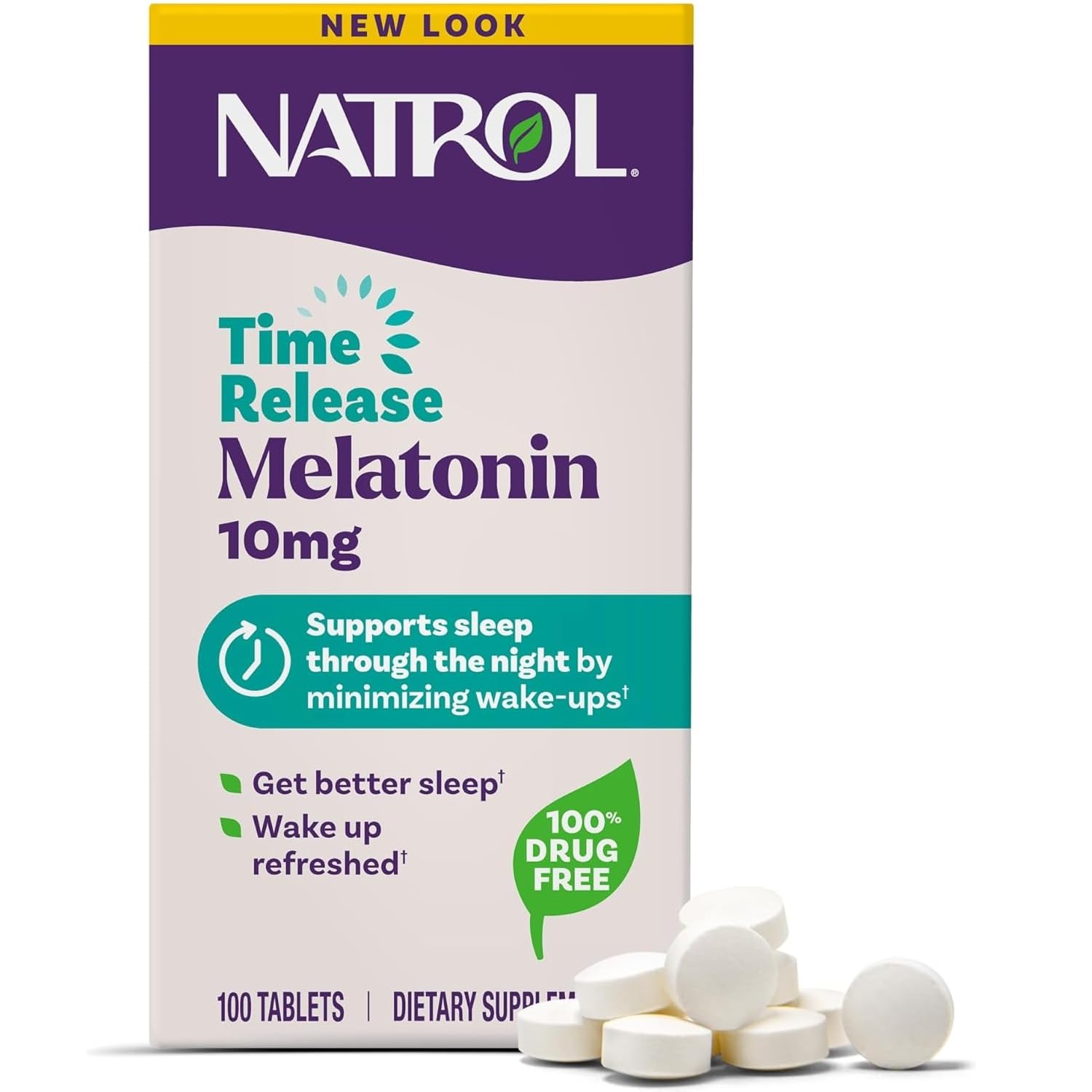 Paquetes de Natrol Melatonina 4 cajas para conveniencia