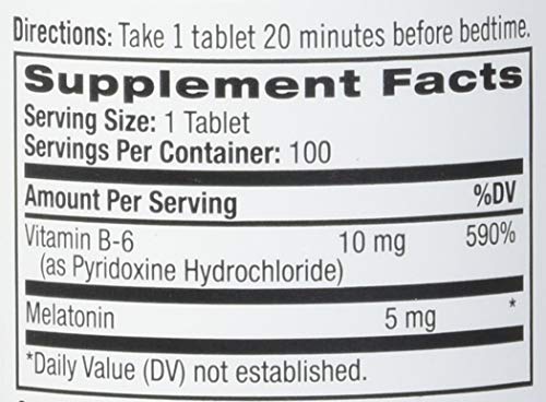 Natrol Melatonina con vitamina B6 para apoyar patrones de sueño