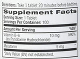 Natrol Melatonina con vitamina B6 para apoyar patrones de sueño