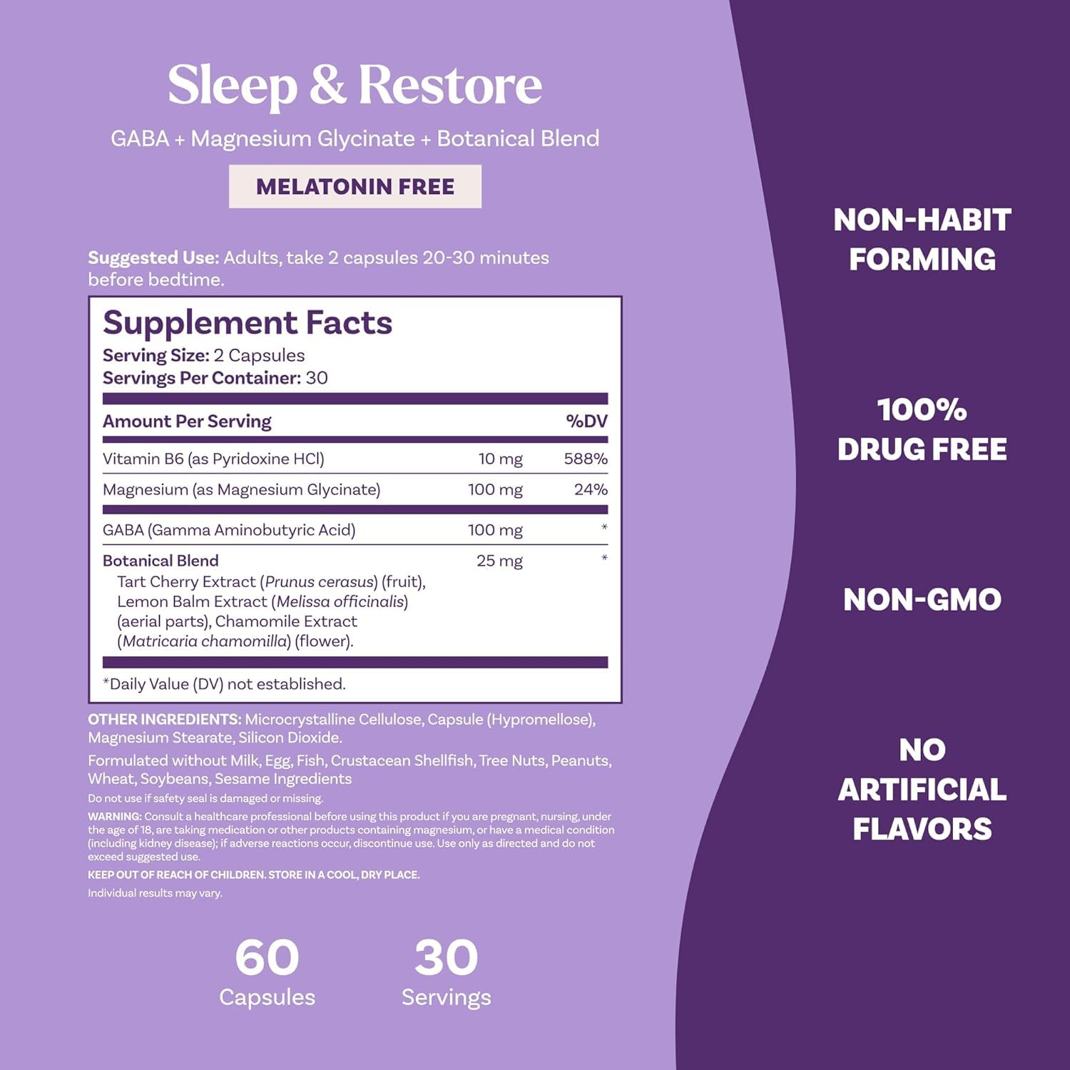 Natrol Sin Melatonina: suplemento de descanso sin melatonina