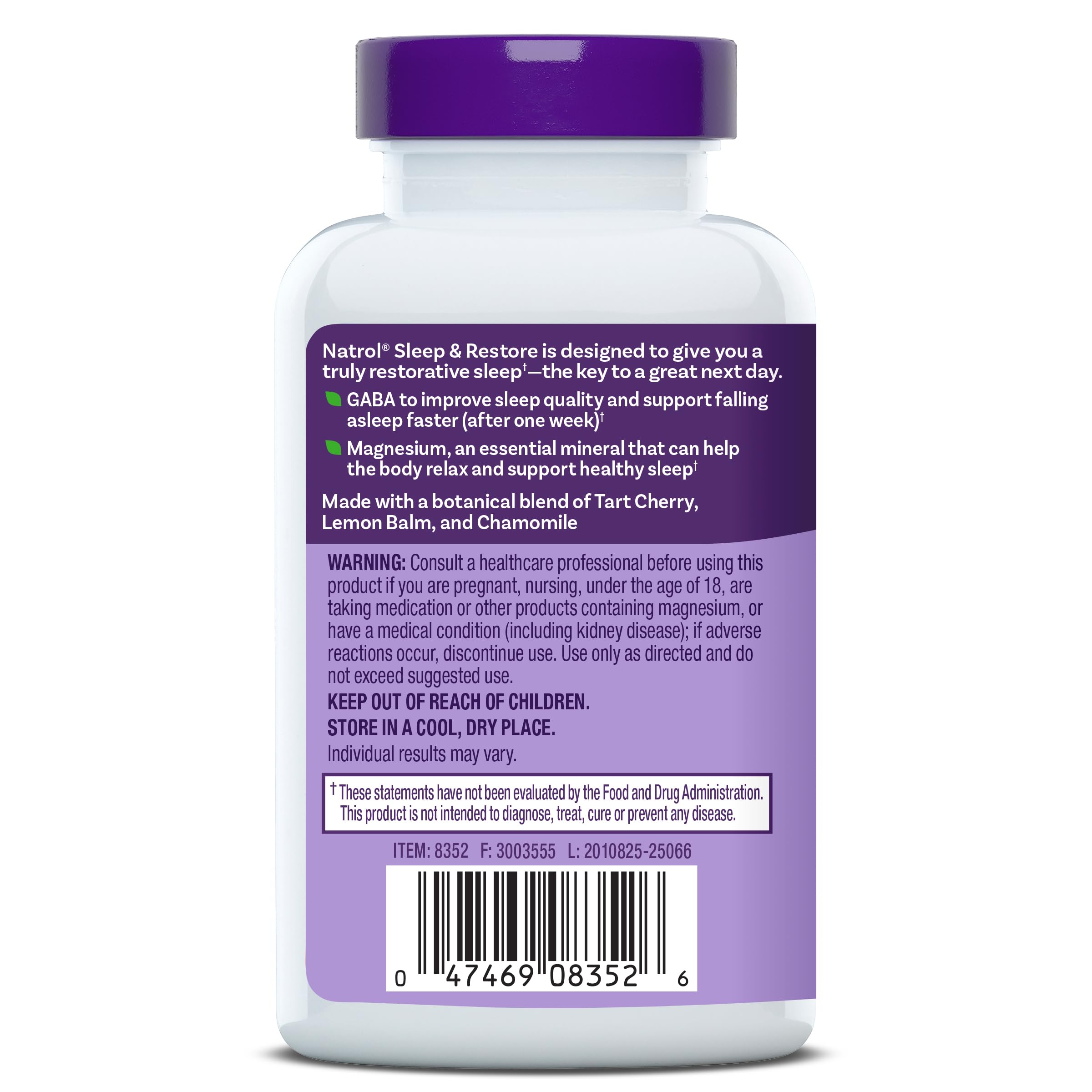 Natrol Sleep & Restore: suplemento nocturno sin fármacos