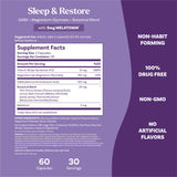 Natrol Sleep & Restore magnesio glicinato 100 mg en cápsula