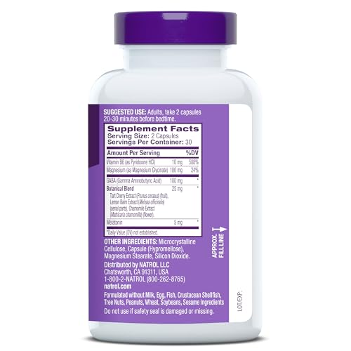 Natrol Sleep & Restore presentacion de 30 dias para prueba