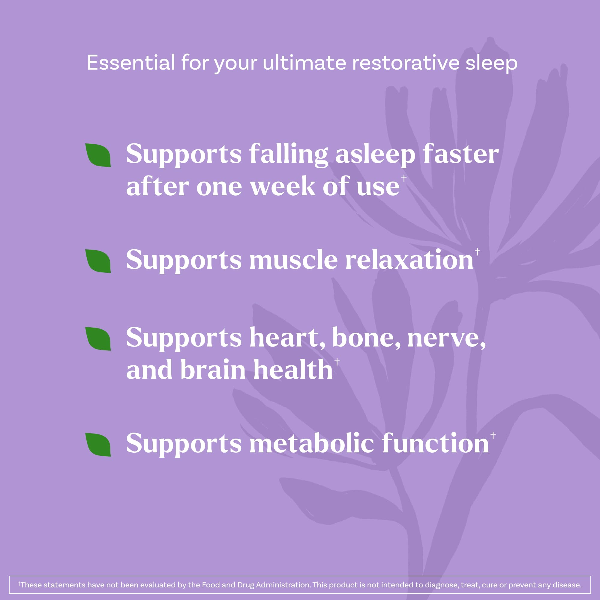 Natrol Sueño y Recuperación magnesio 100 mg y GABA para calma.