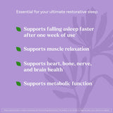 Natrol Sleep + Restore vaso de agua, listo para calmar antes de dormir