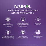 Natrol Sueño y Restaurar, mezcla con melatonina para apoyo al inicio del sueño.